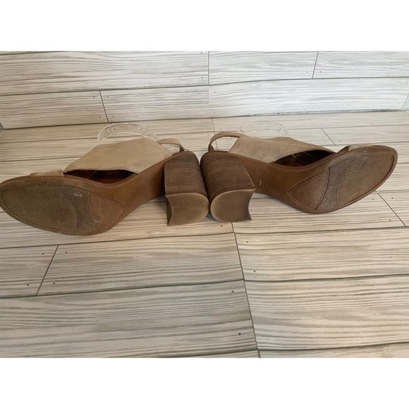 Sarto Franco Sarto Suzie Suede Heeled Sandals Size 8 - Picture 10 of 16